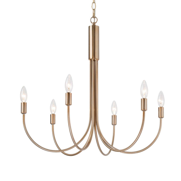 Hilbert 25" Wide Gold Chandelier