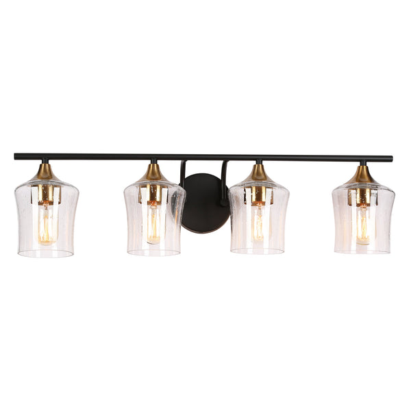 Artery 28" Wide Black Vanity Light