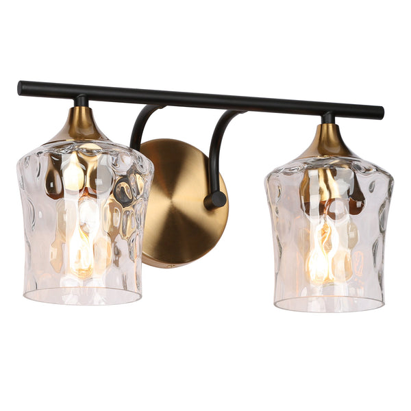 Artery 14" Wide Brass Vanity Light