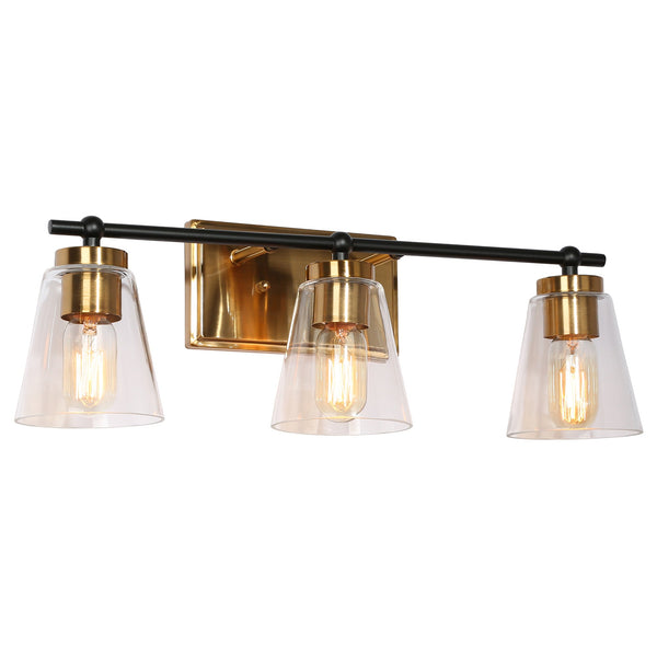 Beirut 22" Wide Brass Vanity Light