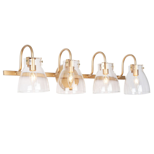 Bemelle 29" Wide Gold Vanity Light