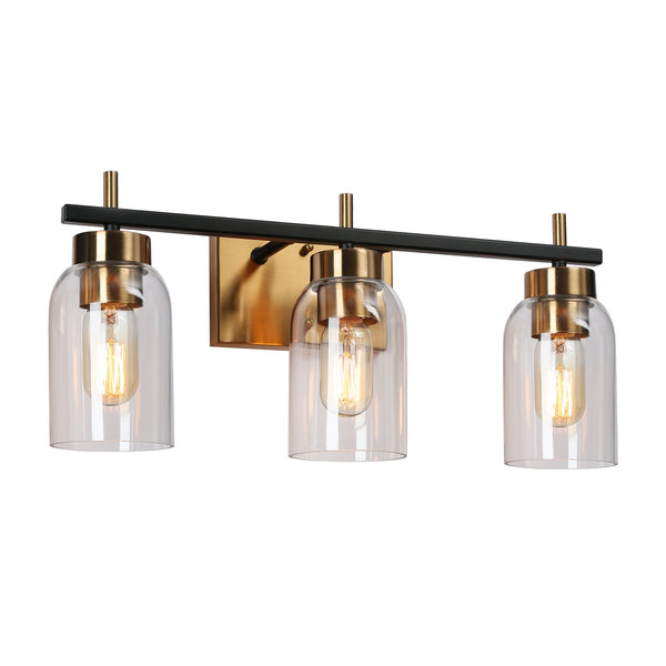 Bamako 20" Wide Brass Vanity Light